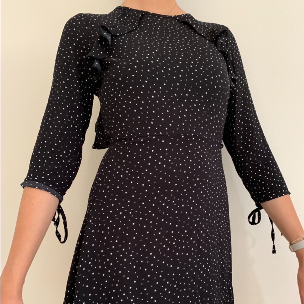 Gorgeous Black Dress with STARS Pattern